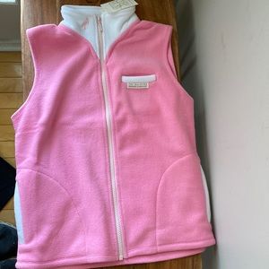 Beaufort Bonnet hot pink Hamptons palm beach pink van camp sleeveless fleec vest